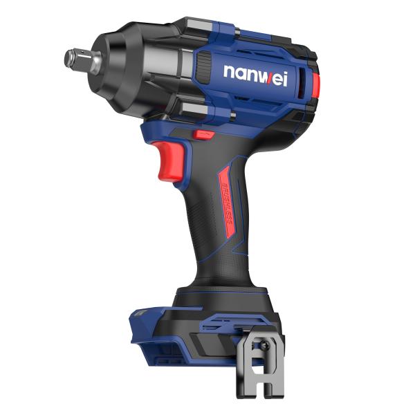 NANWEI 充電式インパクトレンチ 最大トルク800Nm マキタ18Vバッテリー対応  ブラシレスモーター 3段階出力 ボルトの締付・緩め ホイール交換 (本体のみ)
