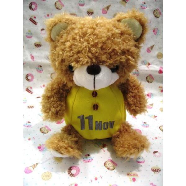 バースデー メモリアル ベアー ヌイグルミ BEAR'S365 ぬいぐるみ『11月