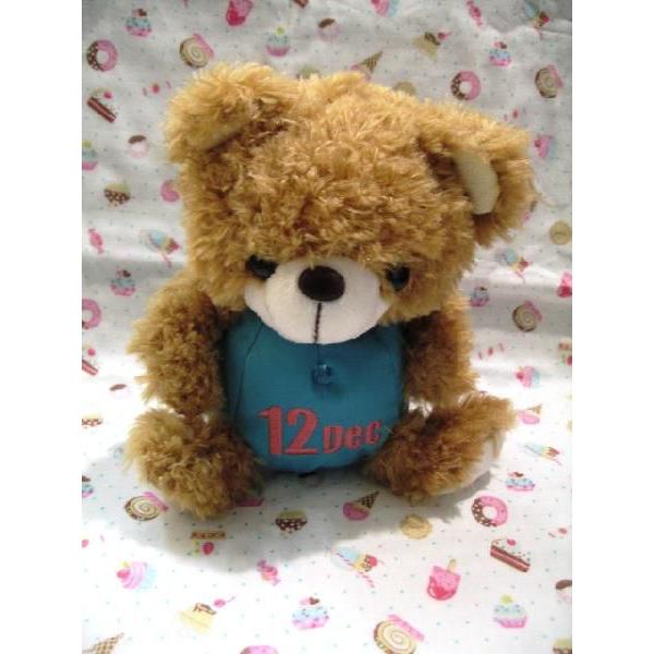 バースデー メモリアル ベアー ヌイグルミ BEAR'S365 ぬいぐるみ『12月