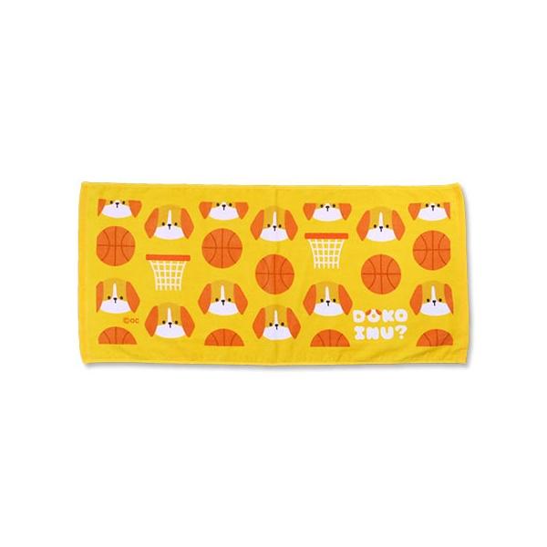 おえかきさん タオル ドコイヌ バスケ メール便なら全国送料無料