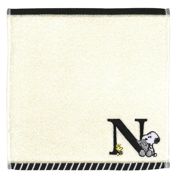 スヌーピー ハンドタオル SNOOPY（スヌーピー） ハンドタオル かわいい イニシャル タオル
