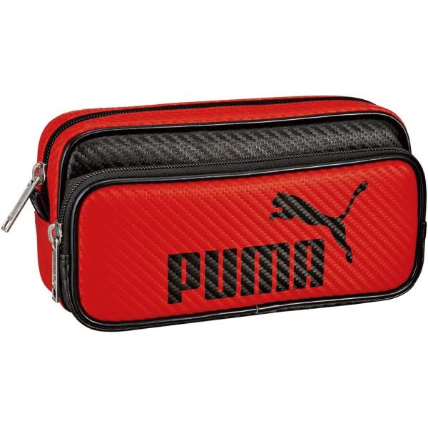 他サイト： プーマ ペンケース カラーカーボンレッド PUMA ペンポーチ 筆入れ　定形外なら￥350で全国へ　文具 収納 グッズ 新学期 新入学 コスメポーチ 通販 筆箱　787PMRDの商品画像