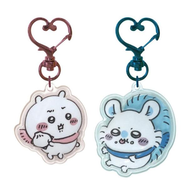 ちいかわ ぷっくりったいペアキーホルダー　メール便なら何個でも￥180で全国へ チイカワ モモンガ ぷっくりたい キーホルダー キャラクター グッズ 公式 セット