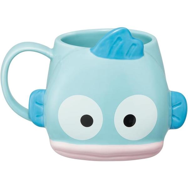 sanrio（サンリオ） はんぎょどん 陶器 マグカップ 390ml ダイカット