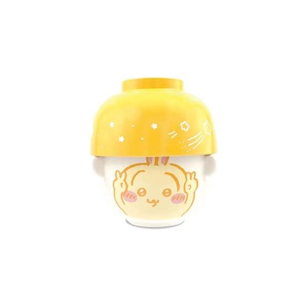 ちいかわ 汁椀茶碗セット うさぎ　茶碗 食器セット ちゃわん 汁椀 汁わん ごはん お食い初め モモンガ ナガノ キャラクター グッズ 通販 はちわれ 公式 ウサギ