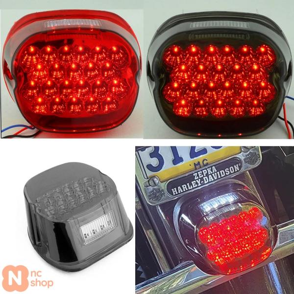 並行輸入品】 レッドスモークテールライトブレーキクリスタル