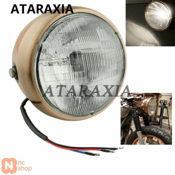 ヘッドライト　ロケット型　アメリカン　ハーレー　汎用　H4タイプ 81p+XZcejwL._UF350,350_QL50_.jpg