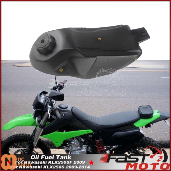 並行輸入品】 オイル 燃料 ガス タンク 1.5ガロン ブラック カワサキ