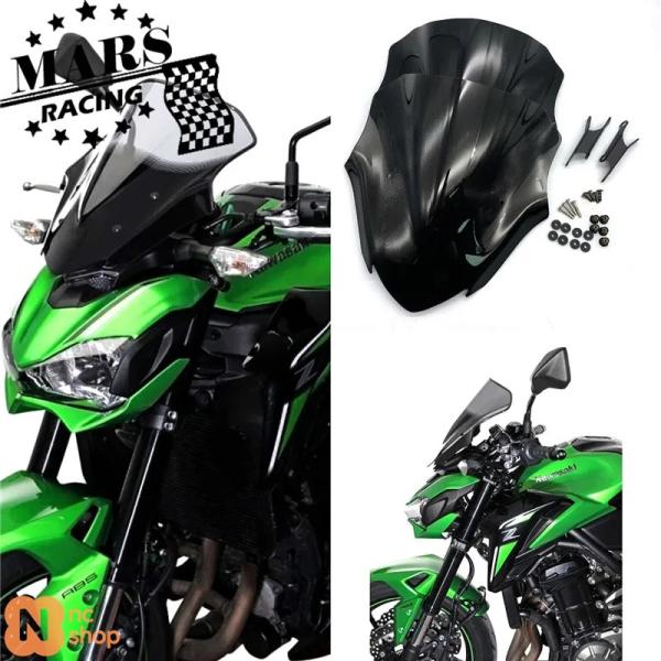 【並行輸入品】 バイク 風防バイザー ウィンドスクリーンバイザー 適合 カワサキ Z900 2017 2018 2019 17-19