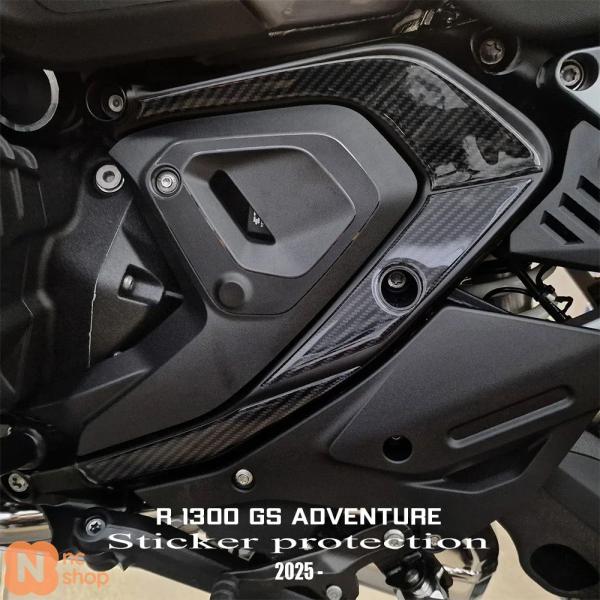 【並行輸入品】 3Dレジンステッカー フレームステッカー 防水 傷防止デカール BMW R1300GS ADV アドベンチャー トリプルブラック