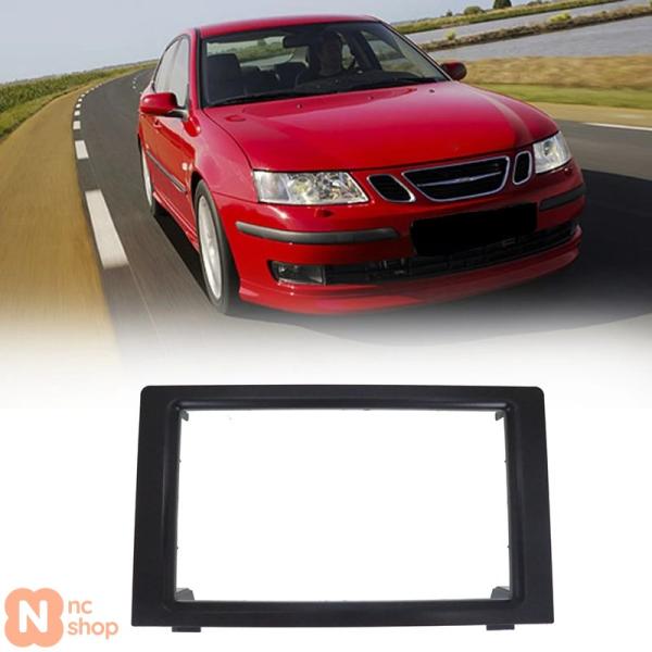 【並行輸入品】サーブ 9-3 2007-2011 カーオーディオ ラジオ ダッシュパネル 2 DIN フレーム トリムキット