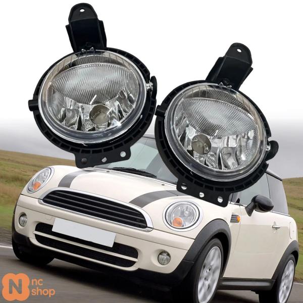 【並行輸入品】1/2X LED フォグランプカバー BMW ミニ R55 R56 R57 R58 R59 2006-2014 クリアレンズ デイタイムランニング