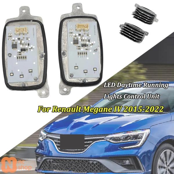 【並行輸入品】フロントヘッドライト DRL モジュール LED デイタイムランニングライト コントロールユニット ルノー メガーヌ IV 2015-2022 2
