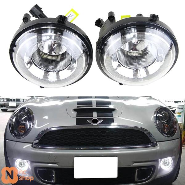【並行輸入品】 2個入り LEDフォグランプ W/DRL デイランニング灯 ミニクーパー R55 R56 R57 R58 R59 R60 カントリーマン R61
