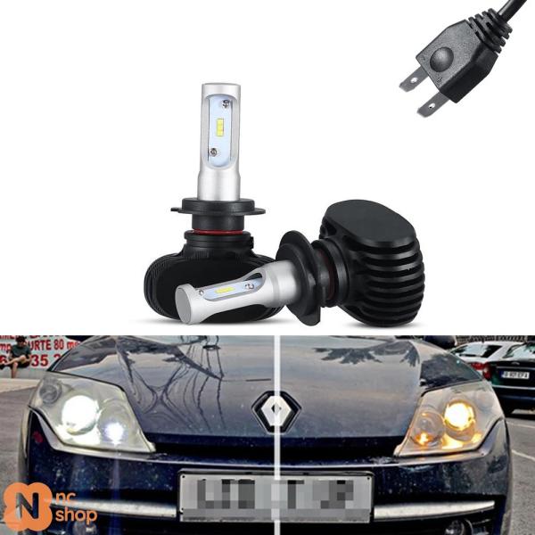 【並行輸入品】 2X CANBUS 6000K ホワイト 8000LM H7 LEDライト LEDチップヘッドライト ルノー ルーテシア 3 NONFL 200