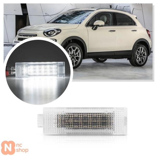 【並行輸入品】 フィアット 500 500X 500L パンダ グランデプント EVO用 1個 LED トランクランプ コンパートメントランプ インテリア ルー