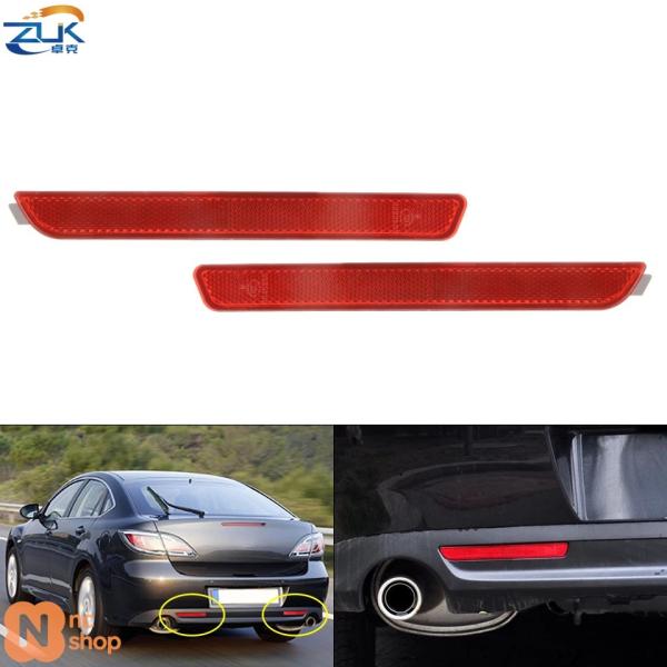 【並行輸入品】 ZUK 左/右リアバンパー用フォグランプフォグランプリフレクター マツダ6 M6 アテンザセダンワゴン 2007 2008 2009 2010 
