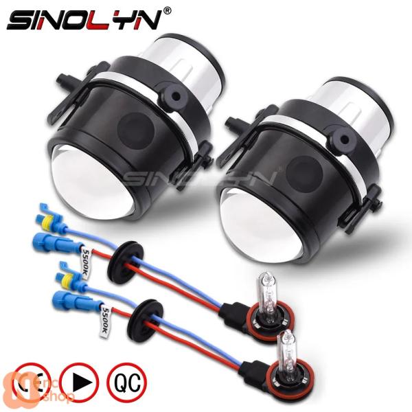 【並行輸入品】 SINOLYNフォグランプPTFチューニング マツダ6/CX7/CX5/マツダ3用レンズ H11 H8 H9 LED HIDバルブ ビクセンプロ