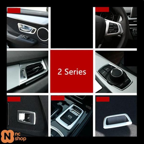 【並行輸入品】 BMW 2シリーズ アクティブツアラー 218I 220I クローム ABS カー ドア オーディオ スピーカー サークル カバー トリム Pフ