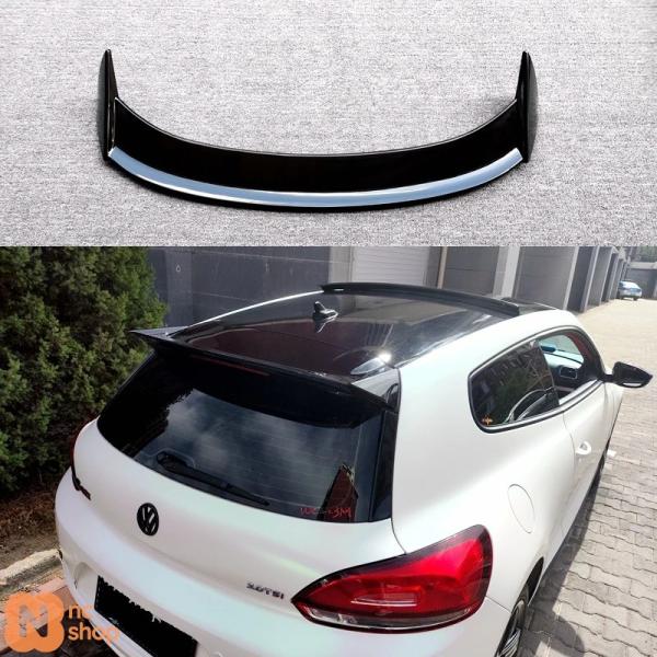 【並行輸入品】 フォルクスワーゲン VW シロッコ 2009 2010 2011 2012 2013 2014 2015 2016 2017 シロッコ ABS/カーボン リアルーフリップウイングスポイラー