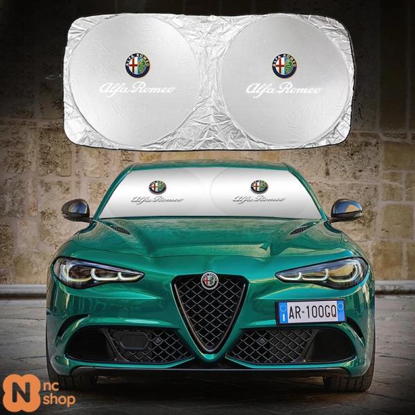 【並行輸入品】 フロントガラスサンシェード 自動車内装用日焼け防止布 アルファロメオ・ジュリエッタ ミト 159 ジュリア ステルヴィオ 156 147 トナーレ ブレ