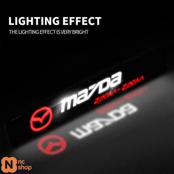 【並行輸入品】 マツダ LEDフロントフードグリルエンブレムバッジ 装飾用ライト マツダ 3 CX3 CX4 CX5 CX7 CX8 CX9 CX30 RX7 アテンザ アクセラ