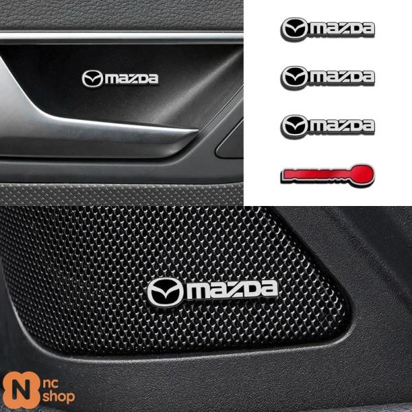 【並行輸入品】 カーオーディオスピーカーステッカー インテリアデコレーション マツダ 3 5 6 323 626 RX8 MX3 MX5 CX5 アテンザ アク