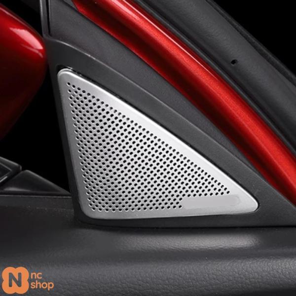 【並行輸入品】 6個セット マツダ CX-30 CX30 2020-24 カーアクセサリー Aピラー オーディオスピーカー カバー トリム ドア スピーカー カ
