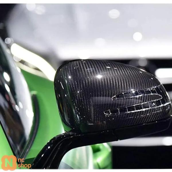 【並行輸入品】2個/カーボンミラーカバー リアビューミラーシェルキャップ メルセデスベンツ SLK R172 AMG GT SLC カスタムアクセサリー