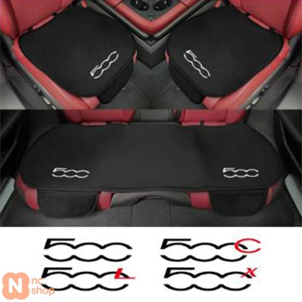 【並行輸入品】3PCS フィアット 500 500C 2012 500X 500L アバルト 695 フルセット カーシートカバー 滑り止めパッド カーシート保
