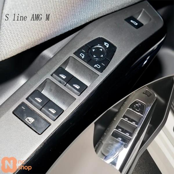 【並行輸入品】BMW X3 G45 2025 カーボン カースタイリング ドアウィンドウリフトスイッチボタンカバー ステッカートリム装飾 インテリアアクセサリー
