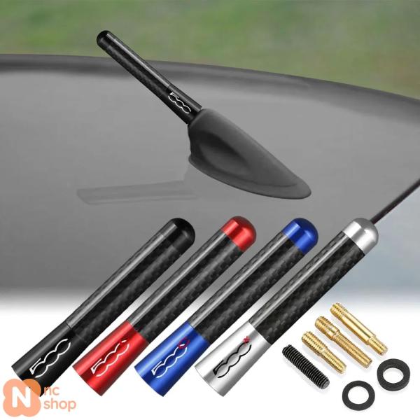 【並行輸入品】フィアット 500 500C 2012 500X 500L アバルト 695 8CM ストゥビーマスト カーボン ラジオアンテナ エアリアル 強化