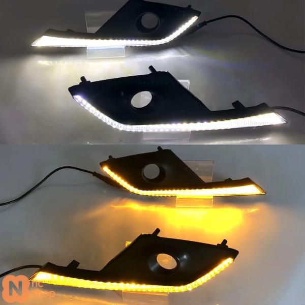 【並行輸入品】マツダ CX-3 CX3 2015 2016 2017 2018 2019 2020 用 LED デイタイムランニングライト ウィンカー フロント