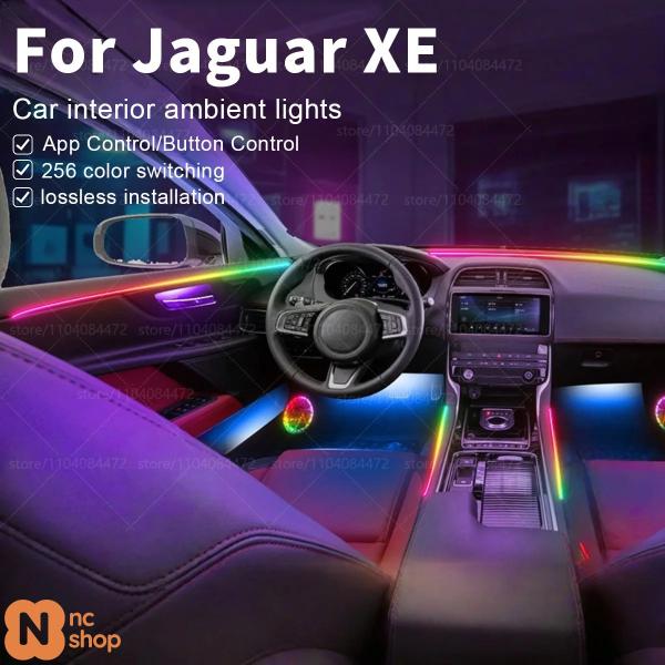 【並行輸入品】ジャガー XE 車内用アクリルカーアンビエントライト RGB 隠しアクリルストリップ装飾 ムードアクセサリー