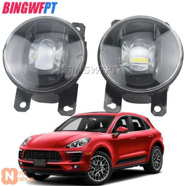 【並行輸入品】レンズフォグランプ DRL 12V H11 LED フォグデイタイムランニングランプ アクセサリー ポルシェ マカン 95B 2014-18