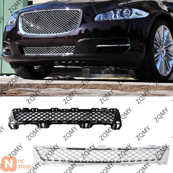 【並行輸入品】カーフロントバンパーロアグリルメッシュグリルアクセサリー ジャガー XJ 2010 2011 2012 2013 2014 2015