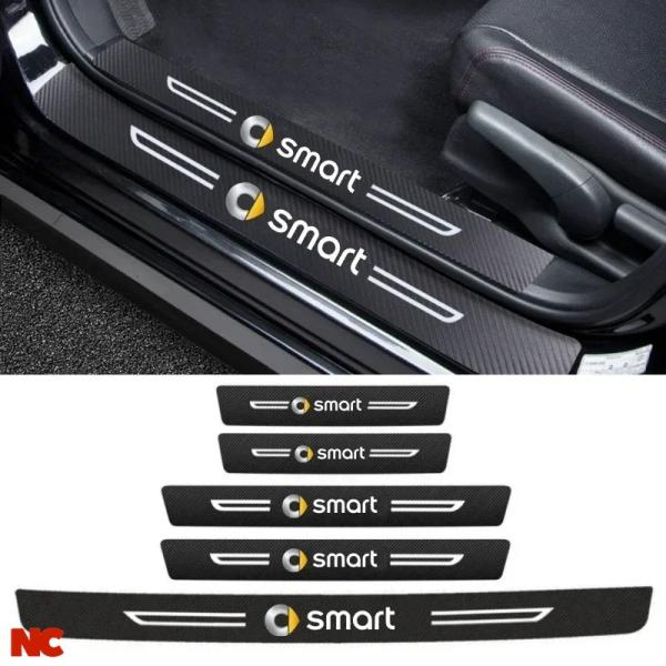 【並行輸入品】スマートフォーツーフォーツー453451450クーペ ドアシルプロテクターステッカーリアトランクバンパーガードしきい値デカールアクセサリー