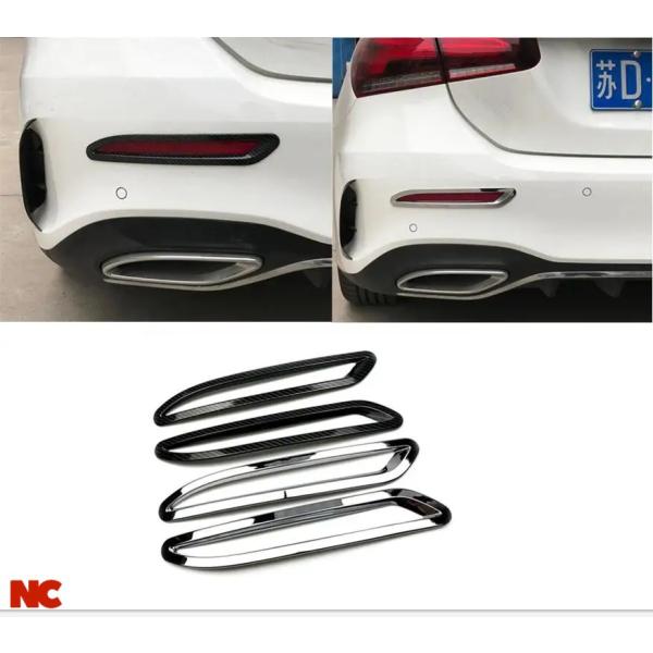 【並行輸入品】メルセデスベンツ Aクラス W177 V177 A180 A200 A220 A250 2019+ リアフォグランプカバー トリムフレーム ステッ