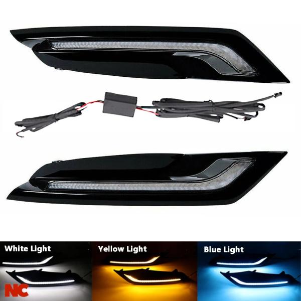 並行輸入品 マツダ 3 アクセラ 2019-2022 フォグランプ ウィンカーライト LED フロントバンパー デイタイムランニングライト