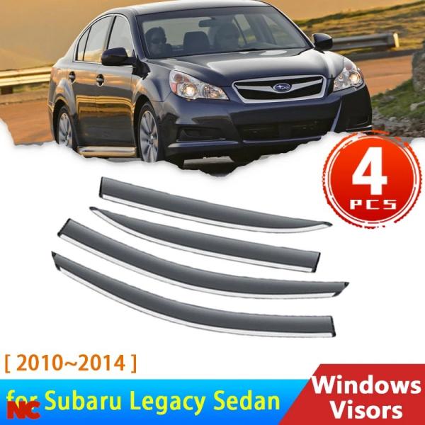 並行輸入品 スバル レガシィ B4 セダン BM BR 5 V 2010〜2014年 アクセサリー カーウィンドウバイザー ディフレクター レインア