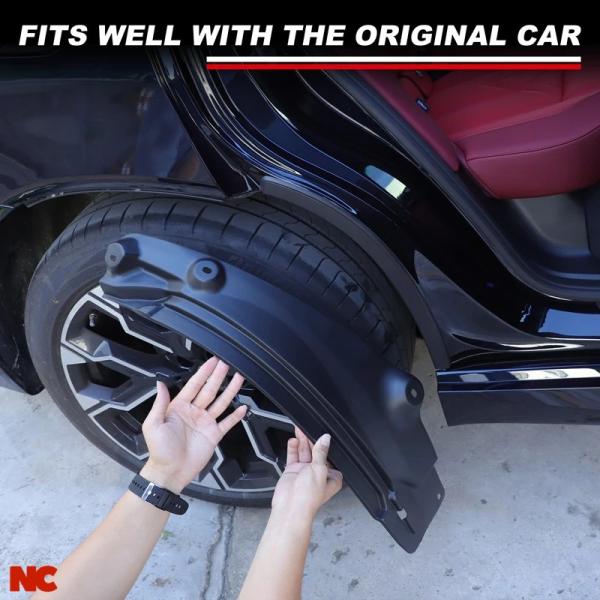 並行輸入品 BMW X3 G45 2025+ リアホイールアーチライニング マッドガード フェンダートリムパネル装飾 車外装アクセサリー