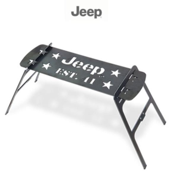 Jeep ジーブ アウトドアテーブル ブラック BBQ キャンプ