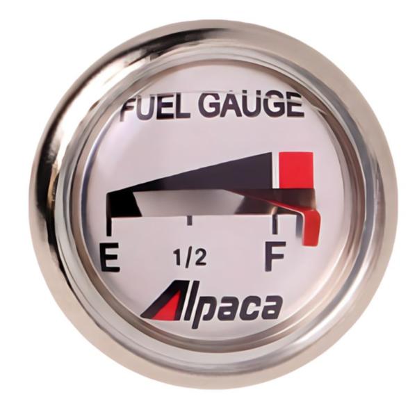 〇Alpca ストーブ 専用 純正 燃料計〇 シルバー〇対応モデル・TS-77A コンパクト・TS-77NC・TS-77JS-C交換方法・上から少し押しながら右に回すと外れます。・取り付けは左回しで装着できます。