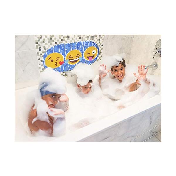 オープニング のfomi バスルームマット 子供用 浴室装飾 絵文字マット タイル 浴室の壁 床 シャワー 浴槽用 装飾プラスチックマット 幼児 子供 男の子 日本に の