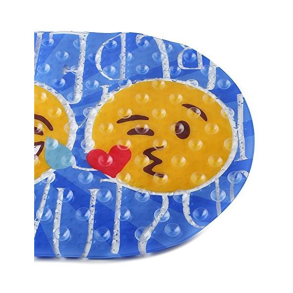 オープニング のfomi バスルームマット 子供用 浴室装飾 絵文字マット タイル 浴室の壁 床 シャワー 浴槽用 装飾プラスチックマット 幼児 子供 男の子 日本に の