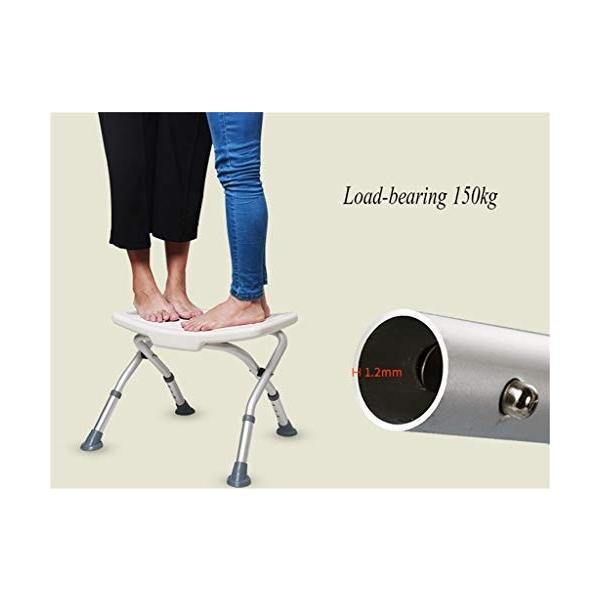 高級特価素材使用ブランド Sdfdp バスチェア 滑り止めチェア 高さ調節可能なアルミ合金の浴室のシャワースツール オープニング大放出セール