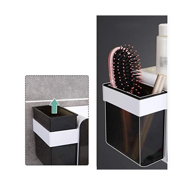 防錆浴室棚 バスルーム化粧品収納ボックスバスルーム棚ラック壁掛けバスルームラックトイレタリー収納ラック無料パンチ Ne07w97ns5l ニアサイドモール 耐久性 Color Color 浴室用具 耐久性