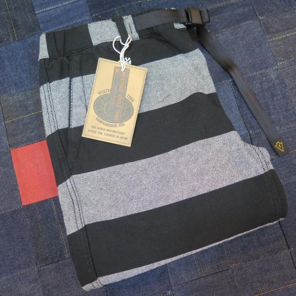 ウエストライド】 ボーダー ロングパンツ WEST RIDE 日本製【送料無料