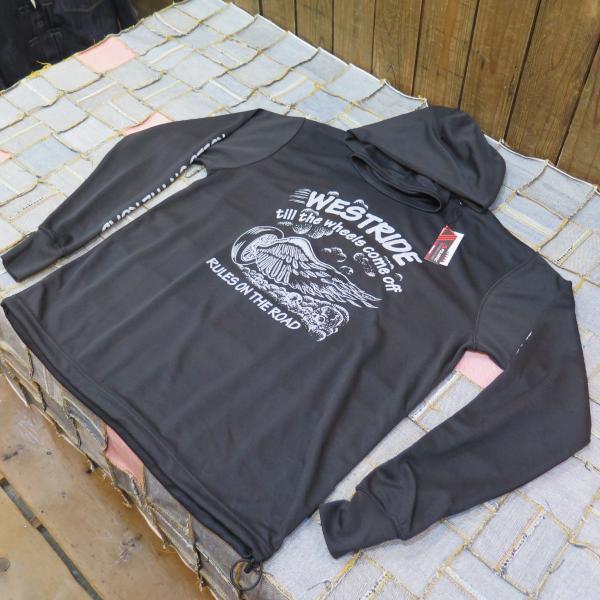 ウエストライド】 パワードライ ボーダーフーディー WEST RIDE 日本製