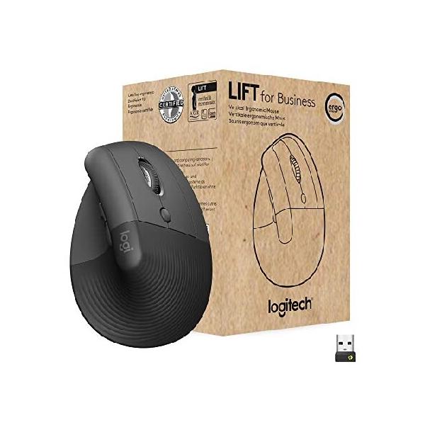 Logitech Lift for Business, 垂直エルゴノミクス マウス
